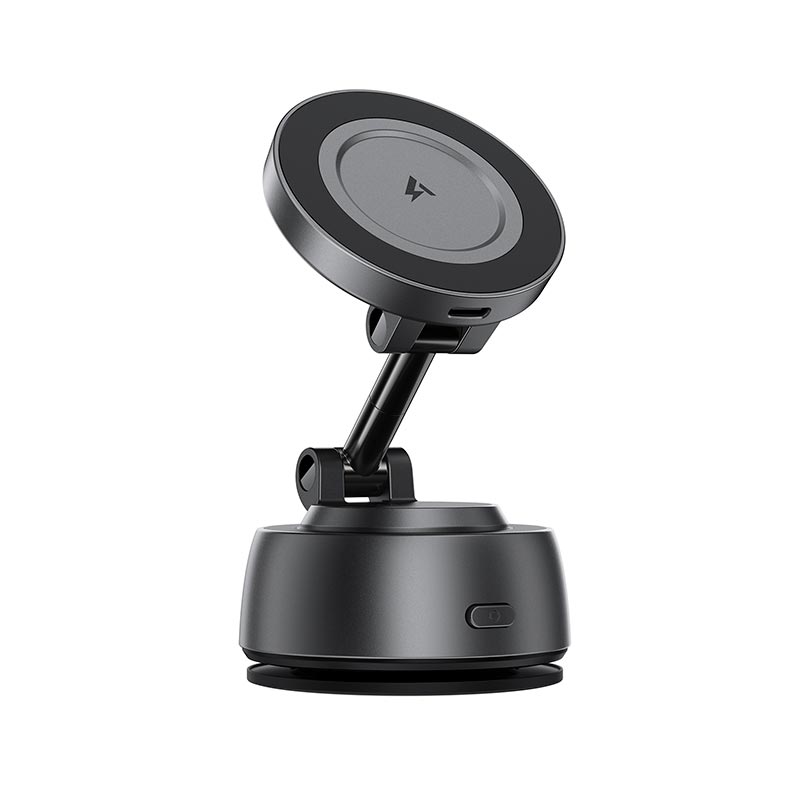 Автодержатель ACEFAST wireless charging car holder with electric suction cup for dashboard E53 |4.7-6.9, 5-15W, 110mAh| metal-grey (6974316287926) Серый на картинке №6