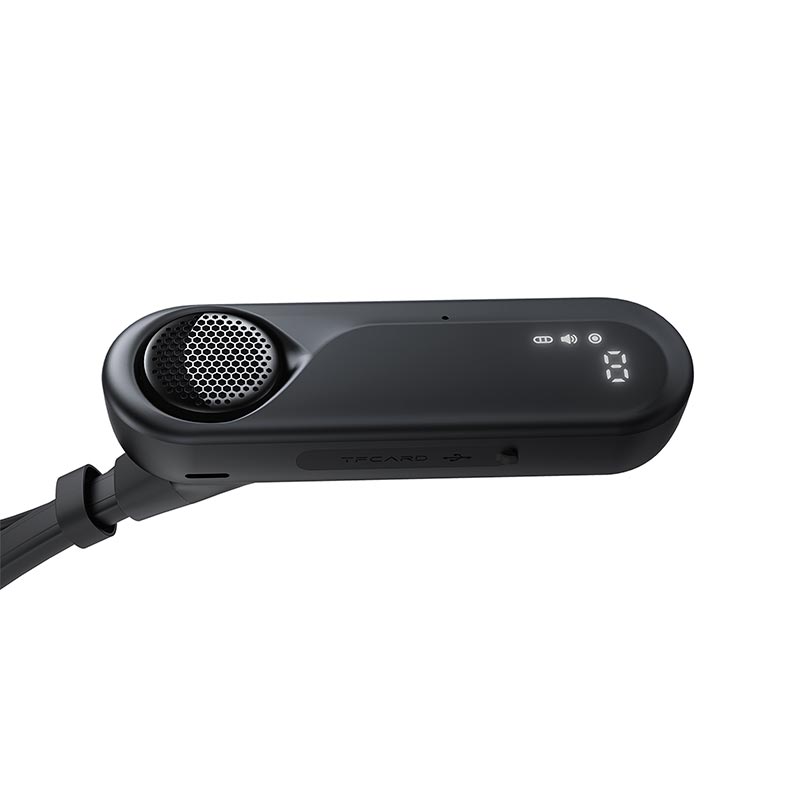 Навушники ACEFAST neck-hanging wireless earphones with speakers N11 IPX4 |BT6.0/TF, 90h earphones/30h speakers, 900mAh| black (6974316287728) Чорний на малюнкі №7