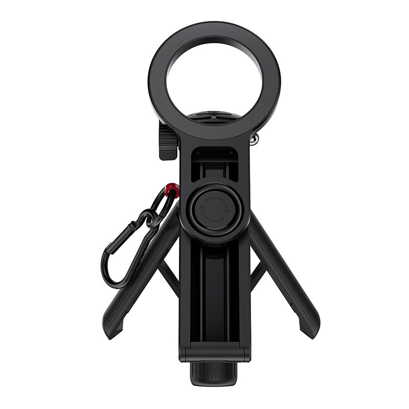 Монопод ACEFAST multifunctional mini selfie stick E72 |4.7-6.9, 463mm, BT5.3 remote, tripod| black (6974316288138) Черный на картинке №9