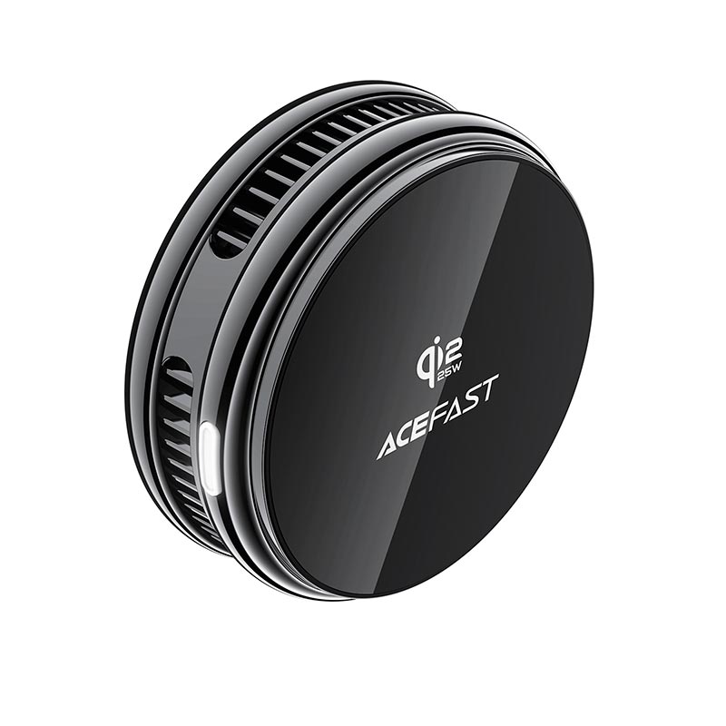 Зарядка Qi2 ACEFAST E47 25W magnetic cooling wireless charger |4.7-6.9| black (6974316286752) Черный на картинке №8