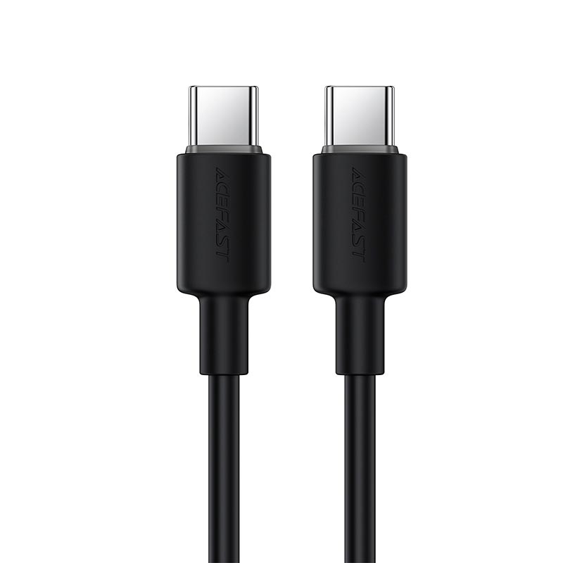 Кабель ACEFAST USB-C to USB-C silicone fast charging data cable C29-03 |2m, 240W| black (6974316287858) Черный на картинке №4