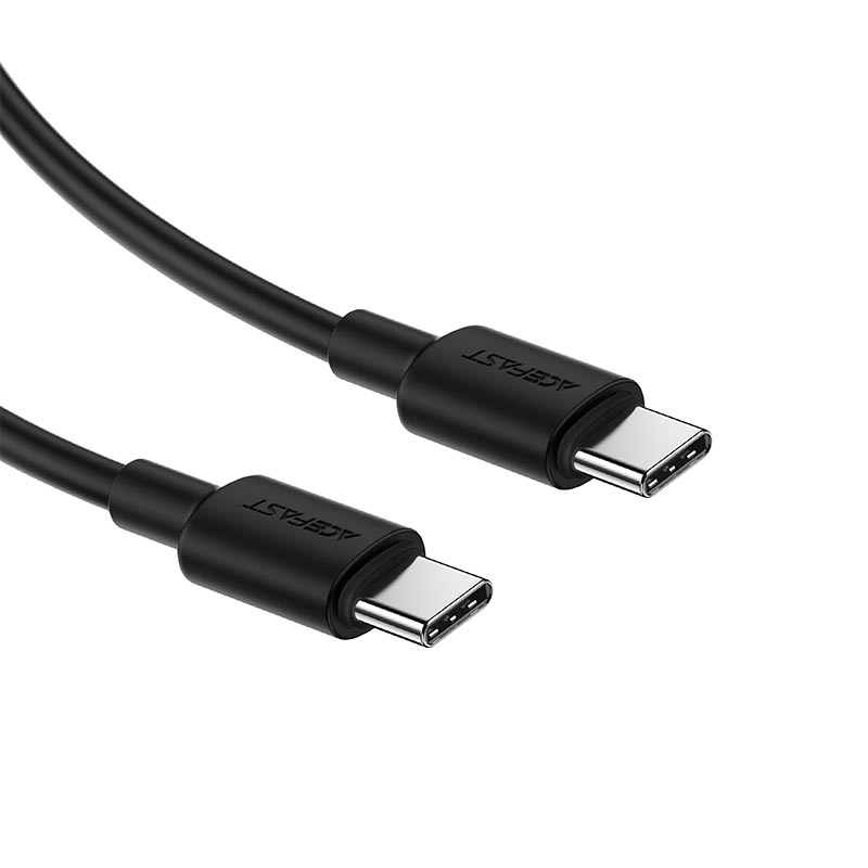 Кабель ACEFAST USB-C to USB-C silicone fast charging data cable C29-03 |2m, 240W| black (6974316287858) Черный на картинке №5