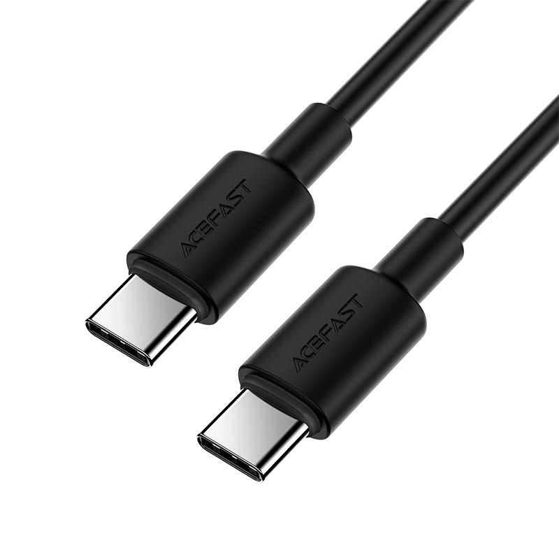 Кабель ACEFAST USB-C to USB-C silicone fast charging data cable C29-03 |2m, 240W| black (6974316287858) Черный на картинке №7