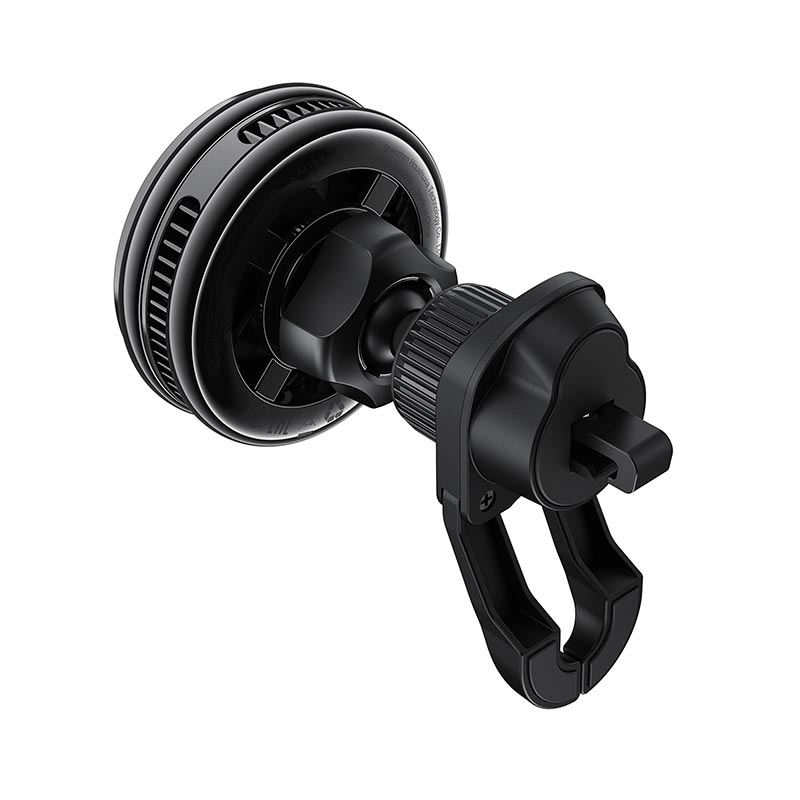 Автодержатель ACEFAST D66 QI2 25W cooling wireless charging car holder for air vent |4.7-6.9| black (6974316286769) Черный на картинке №6