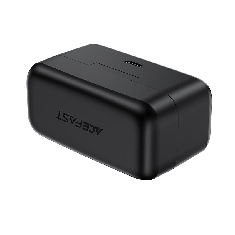 Мікрофон ACEFAST wireless lavalier microphone R6 |Type-C, 2mic, AI noise reduction, 4/27h, 50m, 50/400mAh| black (6974316287872) Чорний на малюнкі №6