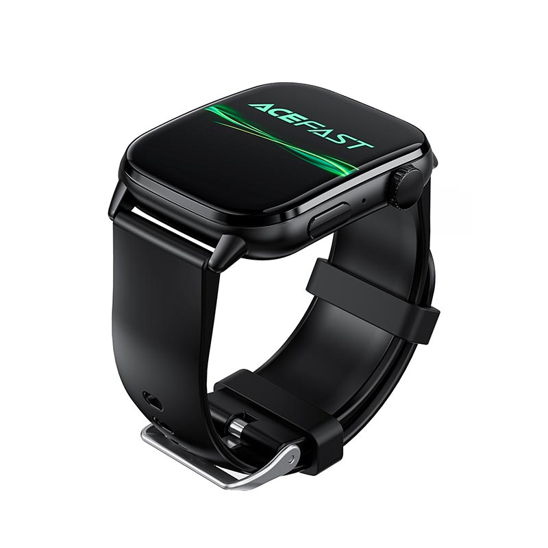 Smart Watch ACEFAST sports and health smart watch G1 IP68 |1.95 AMOLED, 410x502, BT5.3, 300mAh, 6 days| black (6974316287384) Черный на картинке №8