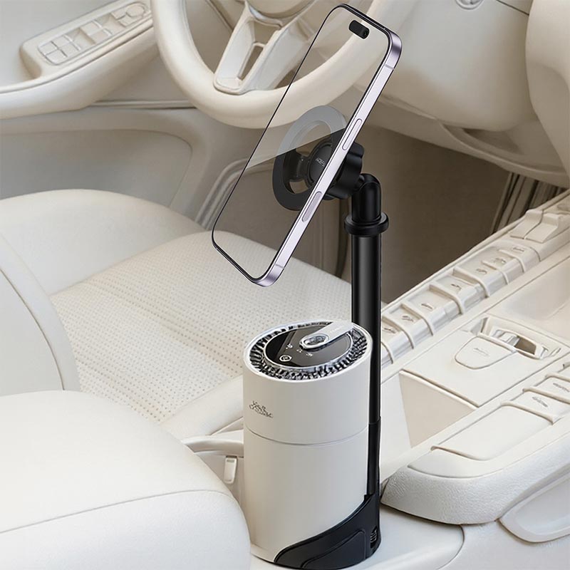 Тримач ACEFAST cup holder magnetic car holder D71 black (6974316287186) Чорний на малюнкі №8