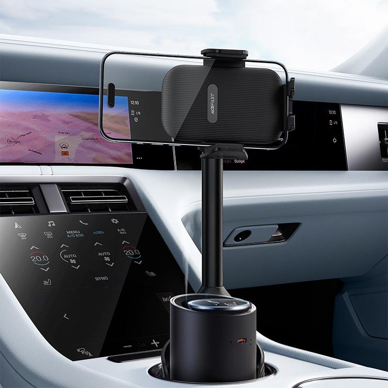 Тримач ACEFAST cup holder clip car holder D72 black (6974316287193) Чорний на малюнкі №7