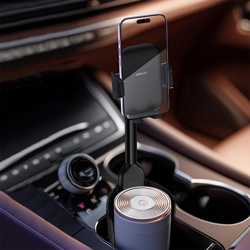 Тримач ACEFAST cup holder clip car holder D72 black (6974316287193) Чорний на малюнкі №8