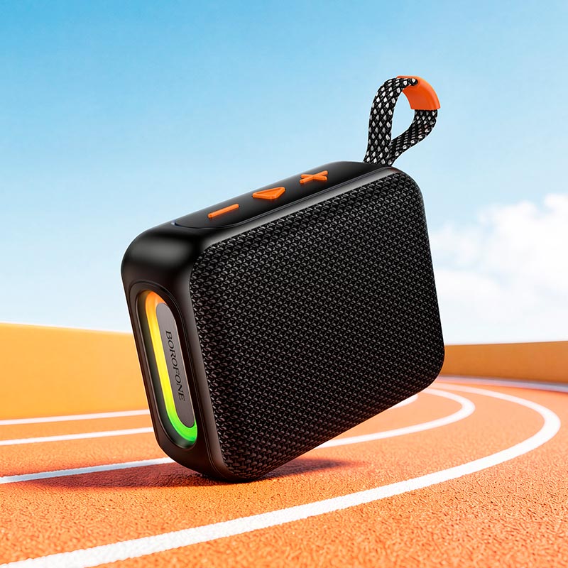 Акустика BOROFONE Felicitous BT speaker BR106 |BT5.4, USB/TF/FM/TWS, 8W, 3h, 800mAh| black (6941991129230) Черный на картинке №6