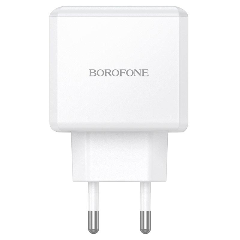 Адаптер сетевой BOROFONE Energy charger BA113A |1Type-C/1USB, PD30W/QC3.0, 3A| white (6941991129674) Белый на картинке №8