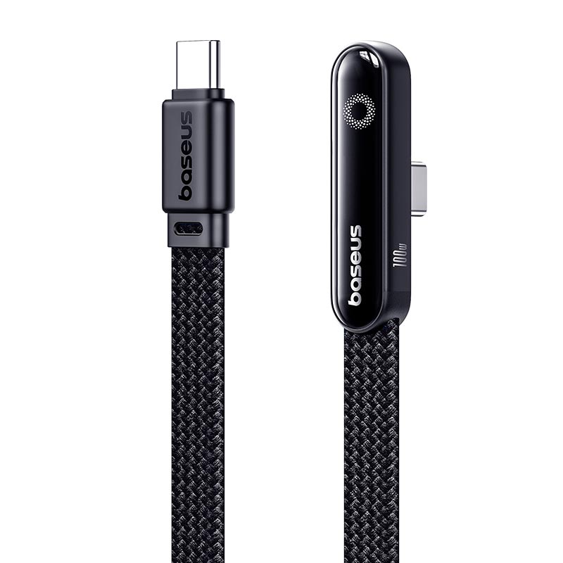 Кабель Baseus MVP 3 Fast Charging Cable USB-C to USB-C |100W, 1m| black (P10382500121-00) Чорний на малюнкі №1