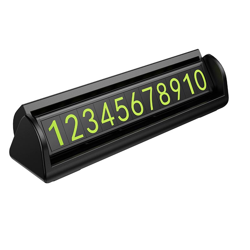 Визитка HOCO на панель автомобиля car parking sign ZP131 black (6942007681001) Черный на картинке №10
