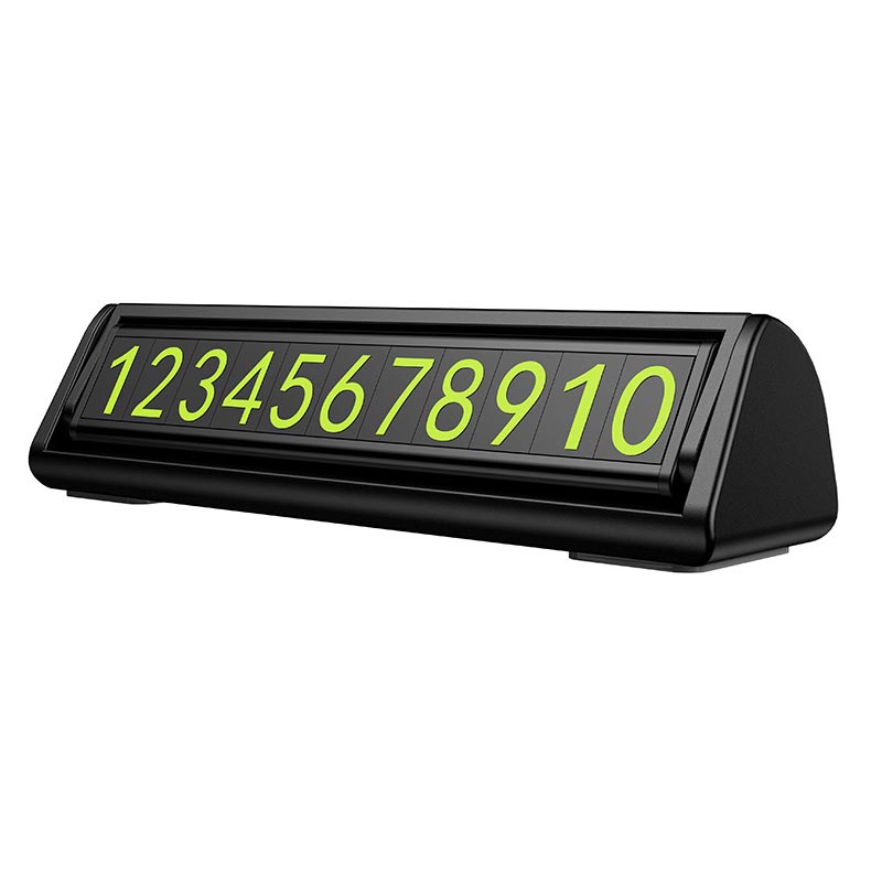 Визитка HOCO на панель автомобиля car parking sign ZP131 black (6942007681001) Черный на картинке №2