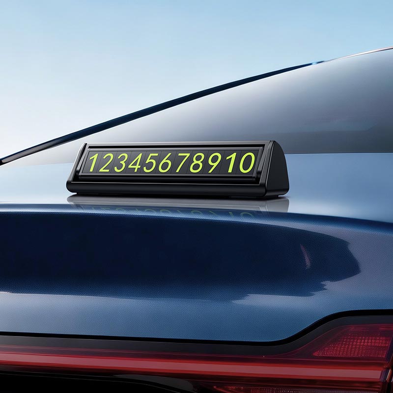 Визитка HOCO на панель автомобиля car parking sign ZP131 black (6942007681001) Черный на картинке №5