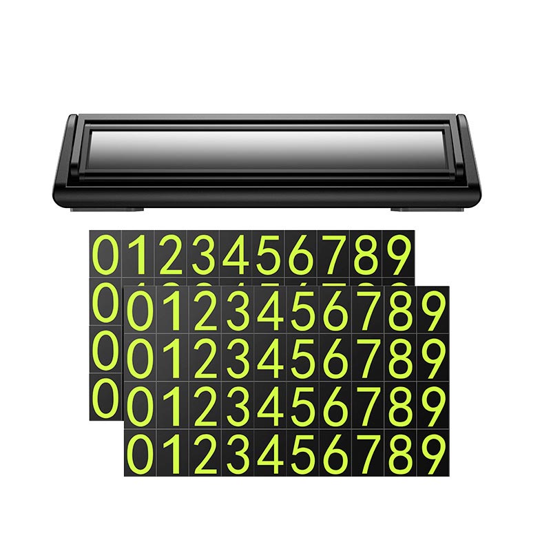 Визитка HOCO на панель автомобиля car parking sign ZP131 black (6942007681001) Черный на картинке №6