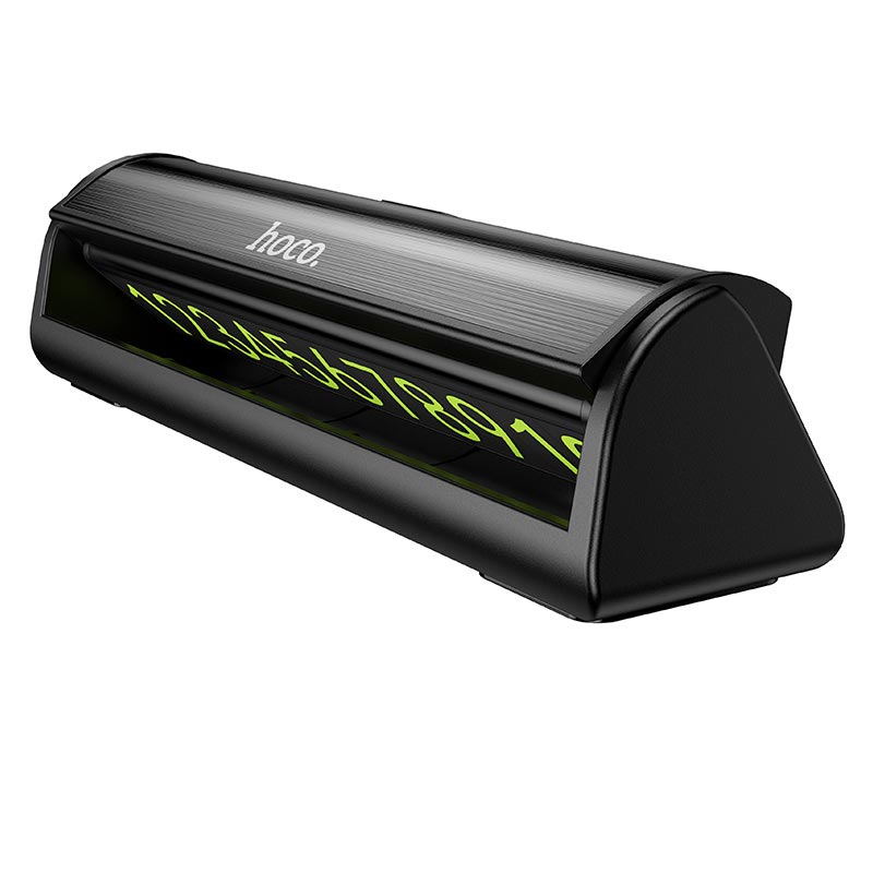 Визитка HOCO на панель автомобиля car parking sign ZP131 black (6942007681001) Черный на картинке №9