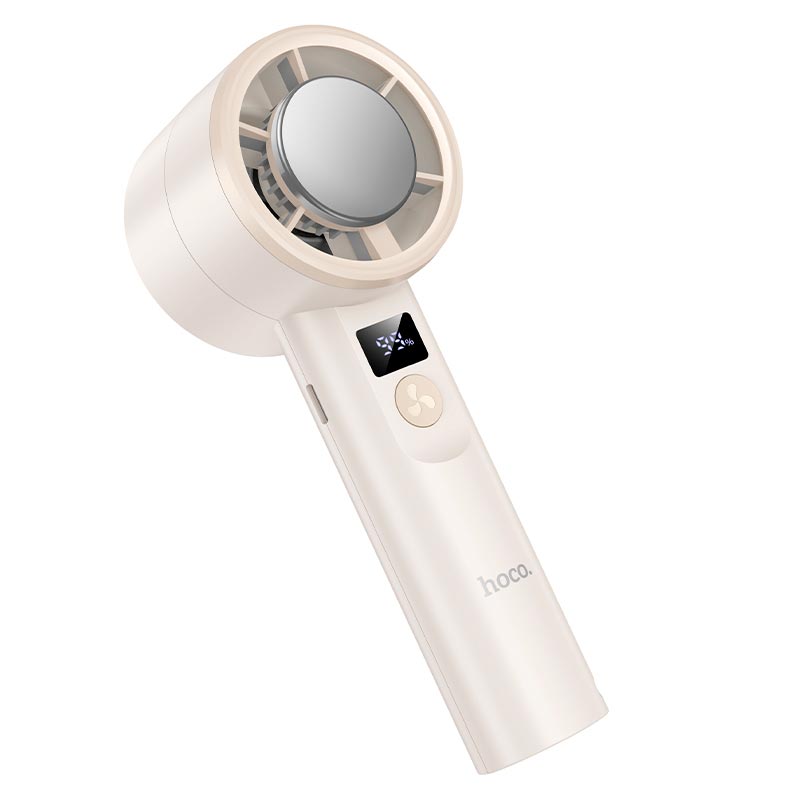 Вентилятор Hoco Ice pack series handheld fan HX612 |200 Levels, 60dB, 1-4h| black (6942007683401) Чорний на малюнкі №7