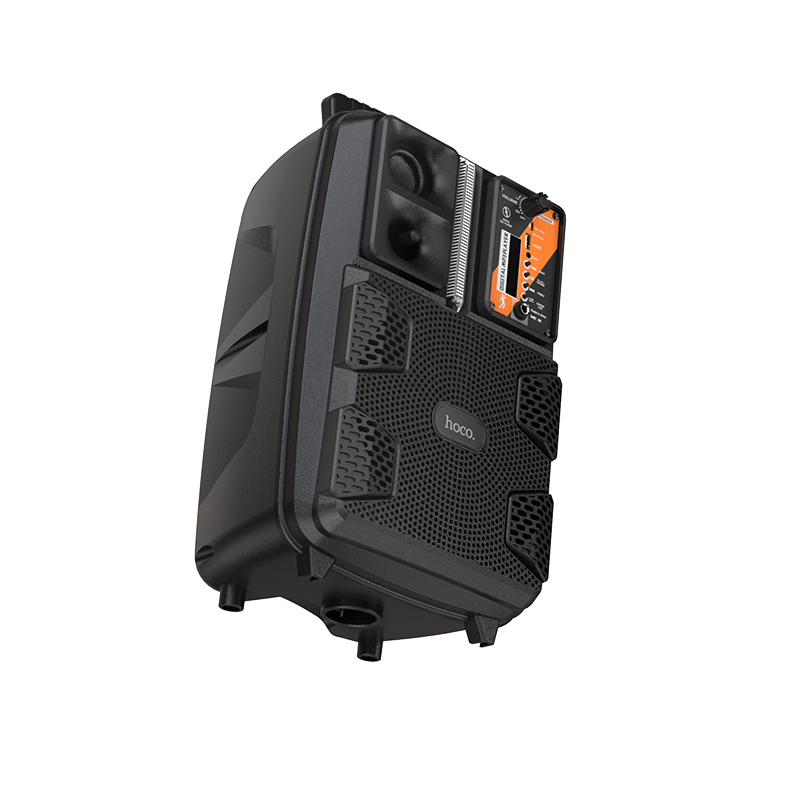 Акустика-караоке HOCO Dancer outdoor wireless speaker BS37 |3Hours, BT5.0, TWS, AUX/FM/USB| black (6931474727602) Чорний на малюнкі №9