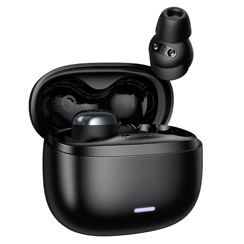 Навушники HOCO Brilliant true wireless ANC BT headset for sleep EQ37 |BT6.0, 6.5h/ANC 5.5h, 37/400mAh, App| white (6942007580905) Білий на малюнкі №2