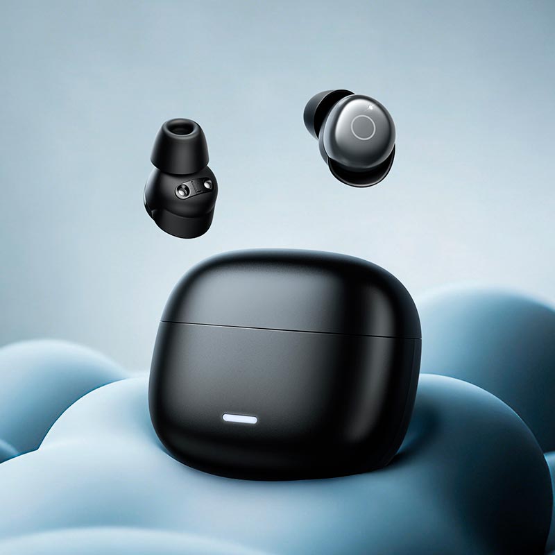 Навушники HOCO Brilliant true wireless ANC BT headset for sleep EQ37 |BT6.0, 6.5h/ANC 5.5h, 37/400mAh, App| white (6942007580905) Білий на малюнкі №8