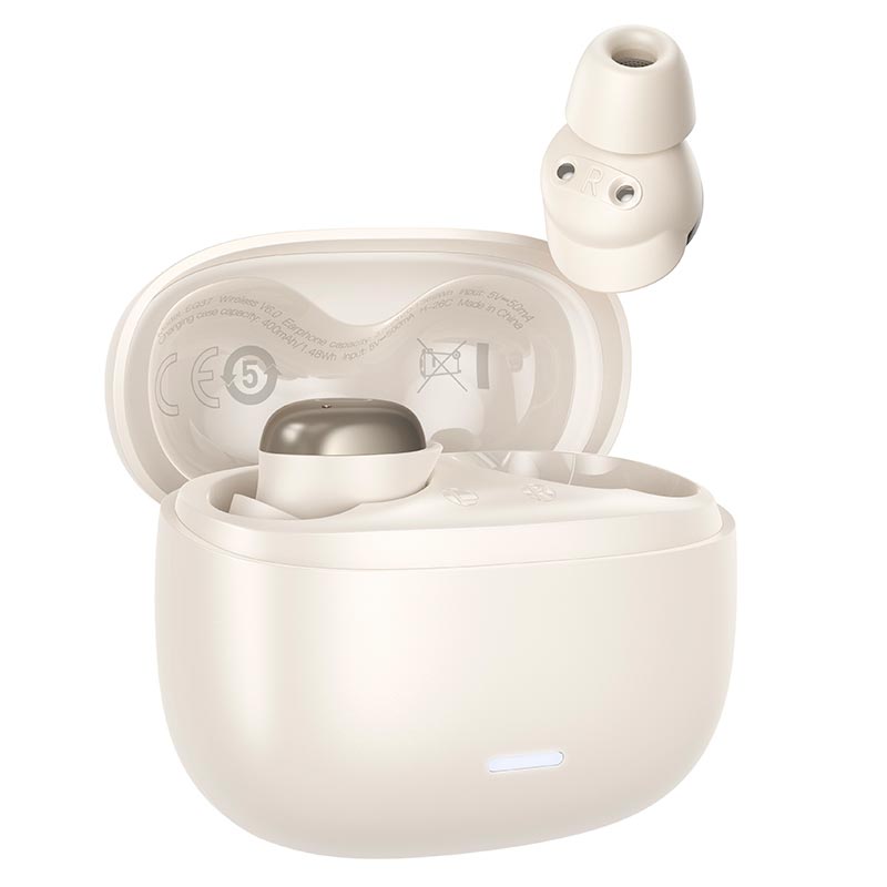 Навушники HOCO Brilliant true wireless ANC BT headset for sleep EQ37 |BT6.0, 6.5h/ANC 5.5h, 37/400mAh, App| white (6942007580905) Білий на малюнкі №9