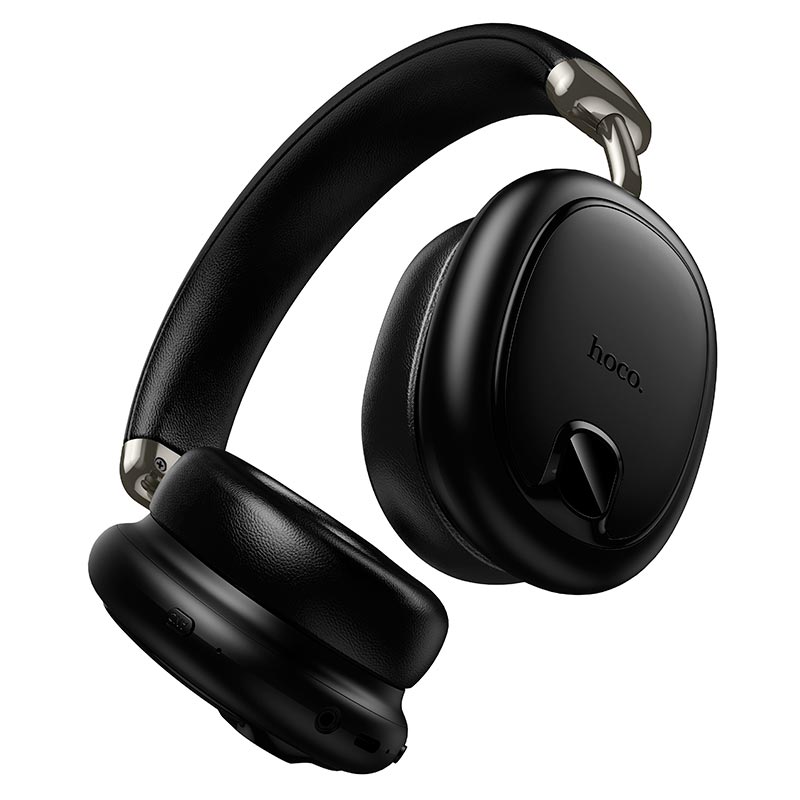 Навушники HOCO Brocade ANC BT headphones W76 |BT6.0, 90h/ANC 45h, 800mAh, App| black (6942007683807) Чорний на малюнкі №7