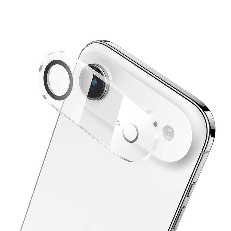 Захисне скло для камери iPhone 17 Air HOCO 3D all inclusive night shooting circle lens glass set (25PCS) (G13) transparent (6942007666008) Прозорий на малюнкі №9