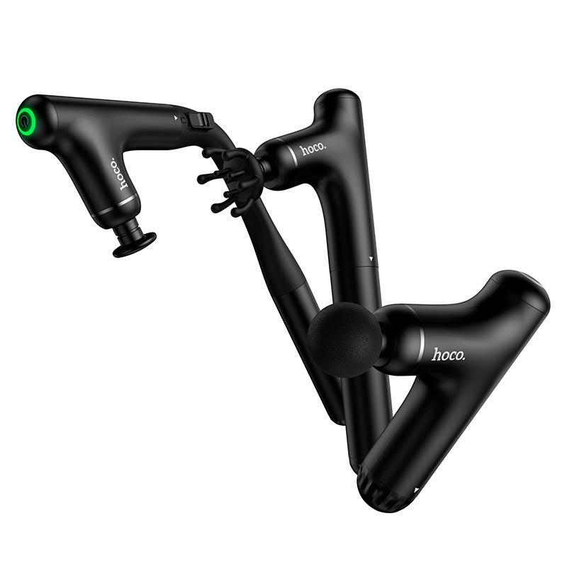 Массажер HOCO 3-in-1 massager HP55 |4 speed, 8h| black (6942007681209) Черный на картинке №1