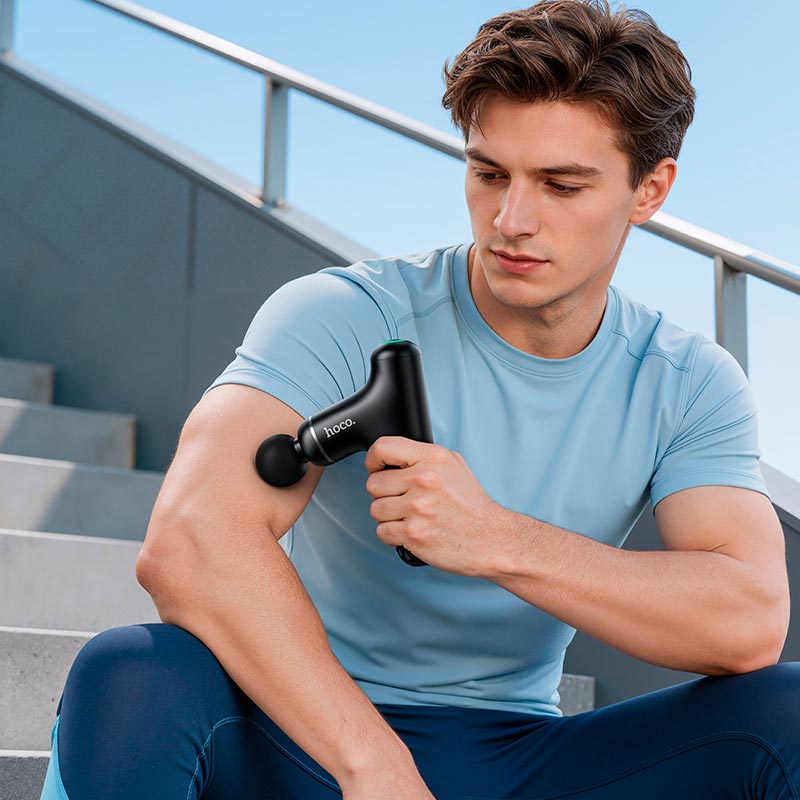 Массажер HOCO 3-in-1 massager HP55 |4 speed, 8h| black (6942007681209) Черный на картинке №9