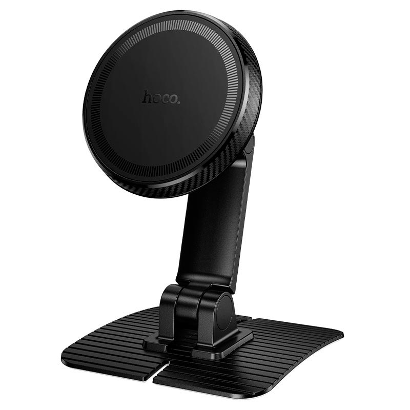 Держатель HOCO Nuevo magnetic car holder for center console H111 |4.5-7.0| black (6942007685511) Черный на картинке №1