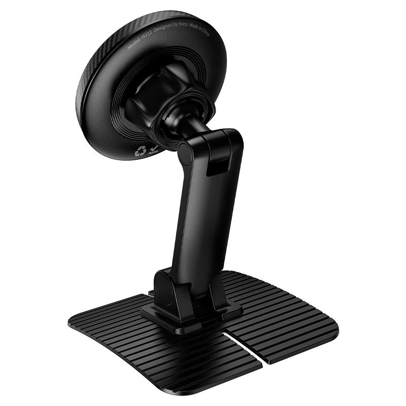 Держатель HOCO Nuevo magnetic car holder for center console H111 |4.5-7.0| black (6942007685511) Черный на картинке №6
