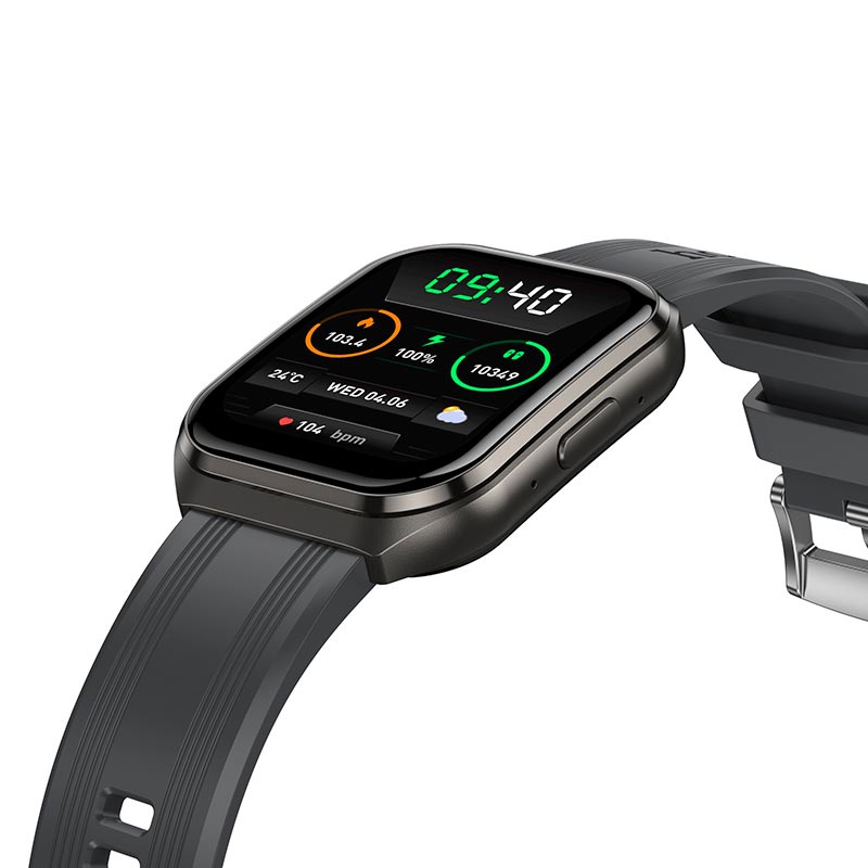 Smart Watch HOCO Y44 (call version) |BT5.3, 1.83, IP68, HeartRate, 50 days Standby| black (6942007680912) Черный на картинке №4