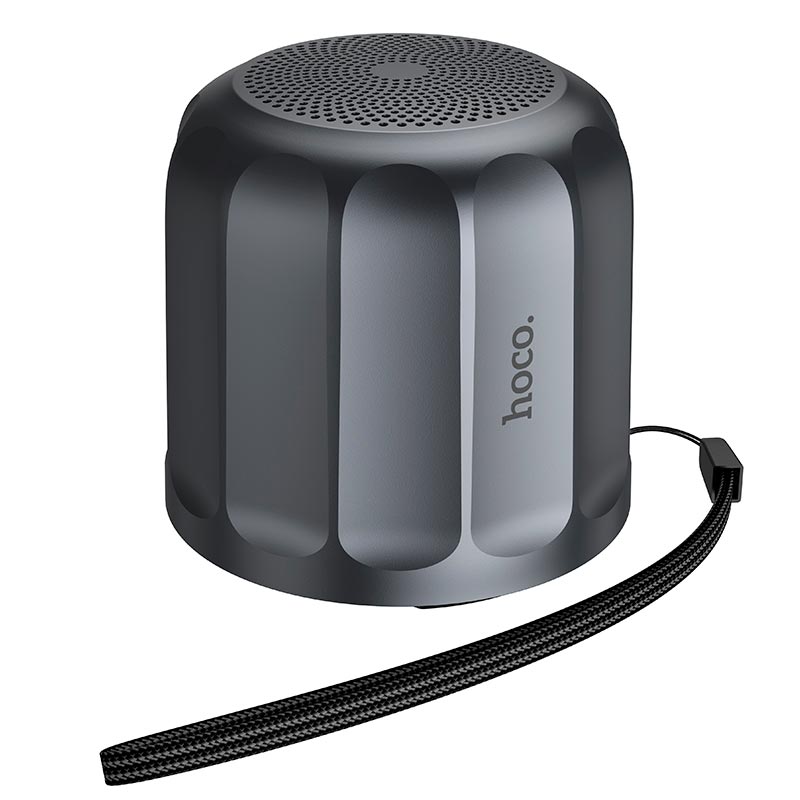 Акустика HOCO Bright BT speaker HC54 IPX4 |BT6.0, 3W, 4h, 500mAh| metal-grey (6942007683814) Серый на картинке №2