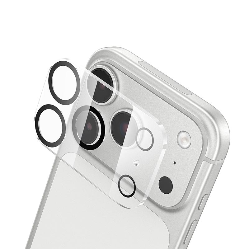 Захисне скло для камери iPhone 17 Pro HOCO 3D all inclusive night shooting circle lens glass set (25PCS) (G13) transparent (6942007666015) Прозорий на малюнкі №10