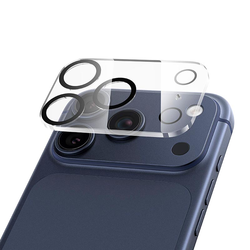 Захисне скло для камери iPhone 17 Pro HOCO 3D all inclusive night shooting circle lens glass set (25PCS) (G13) transparent (6942007666015) Прозорий на малюнкі №6