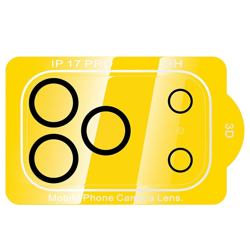 Захисне скло для камери iPhone 17 Pro HOCO 3D all inclusive night shooting circle lens glass set (25PCS) (G13) transparent (6942007666015) Прозорий на малюнкі №7