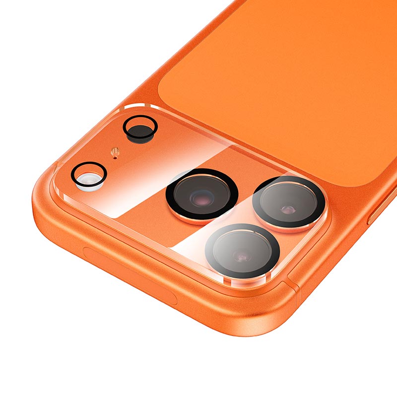 Захисне скло для камери iPhone 17 Pro HOCO 3D all inclusive night shooting circle lens glass set (25PCS) (G13) transparent (6942007666015) Прозорий на малюнкі №9