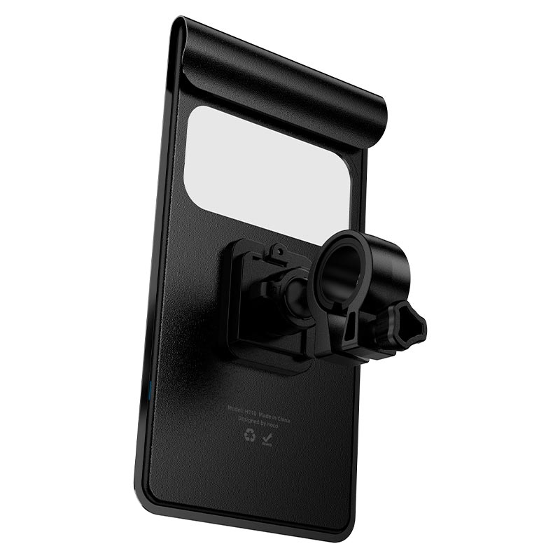 Держатель HOCO Welle waterproof riding holder H110 IP67 |4.5-7.0, handlebar 17-26mm| black (6942007683715) Черный на картинке №7