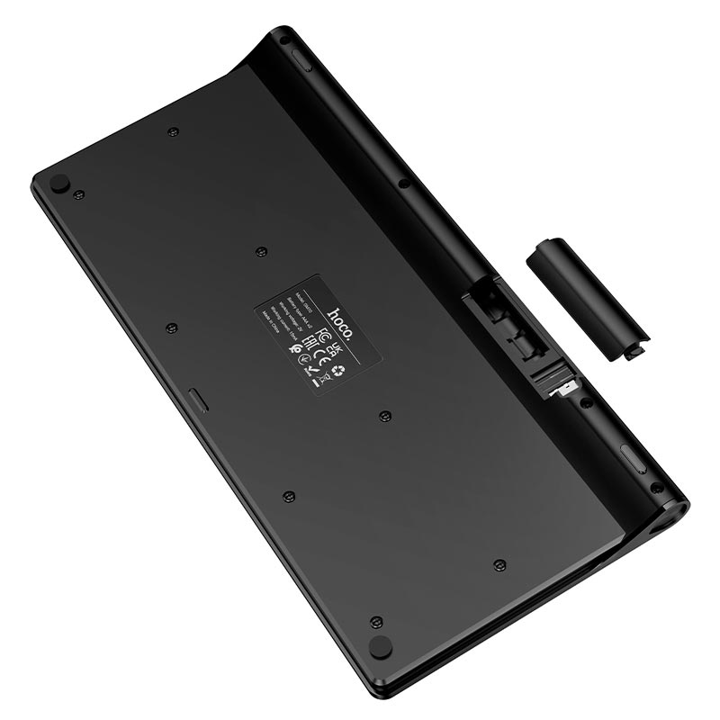 Клавиатура HOCO Dragon 2.4G wireless mini keyboard (cyrillic version) GM70 |78Keys, Windows/Mac OS| black (6942007670616) Черный на картинке №5