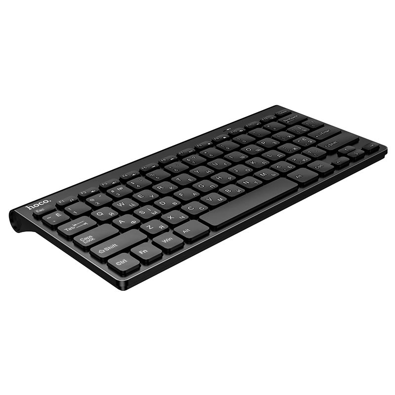 Клавиатура HOCO Dragon 2.4G wireless mini keyboard (cyrillic version) GM70 |78Keys, Windows/Mac OS| black (6942007670616) Черный на картинке №9