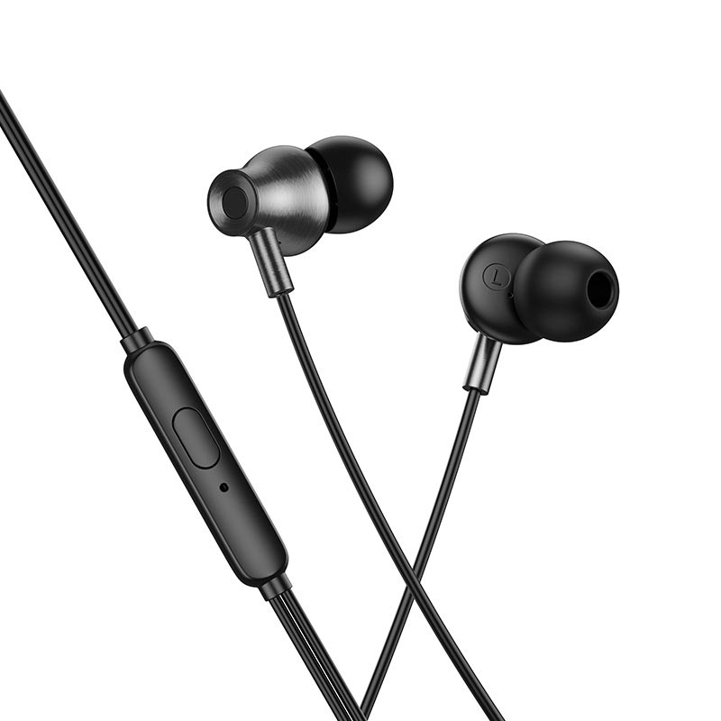Наушники HOCO Mia 2-in-1 3.5/Type-C universal digital earphones with microphone M119A black (6942007680516) Черный на картинке №10