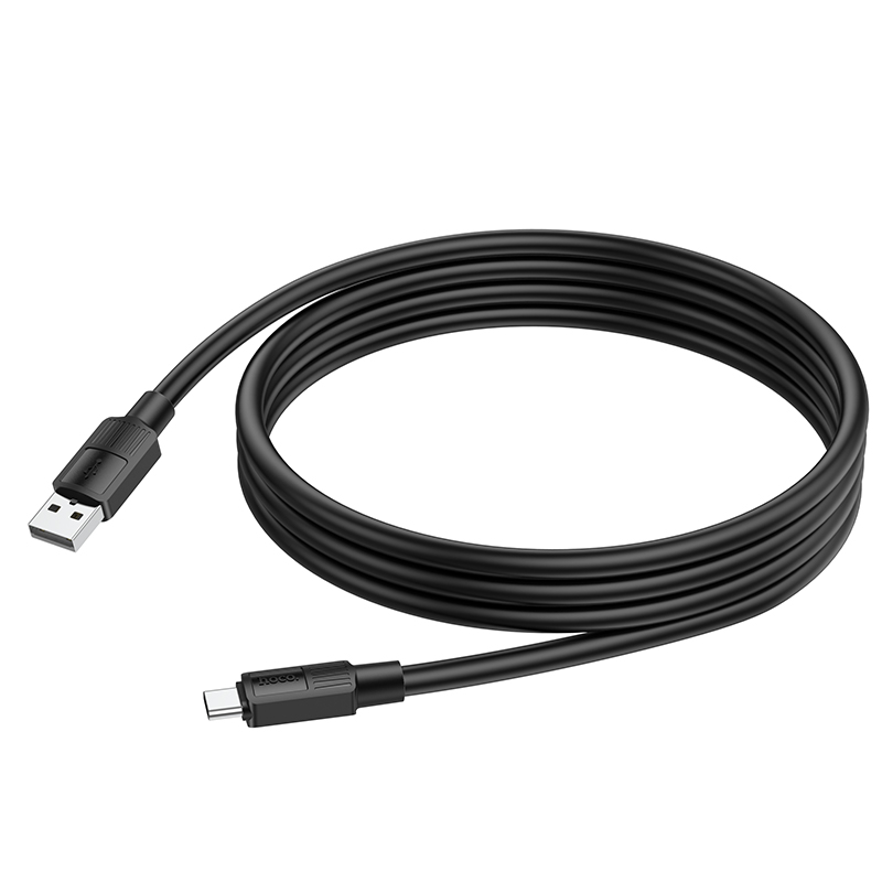 Кабель Hoco Type-C Solid charging data cable X84 |1M, 3A| white (6931474771018) Білий на малюнкі №7
