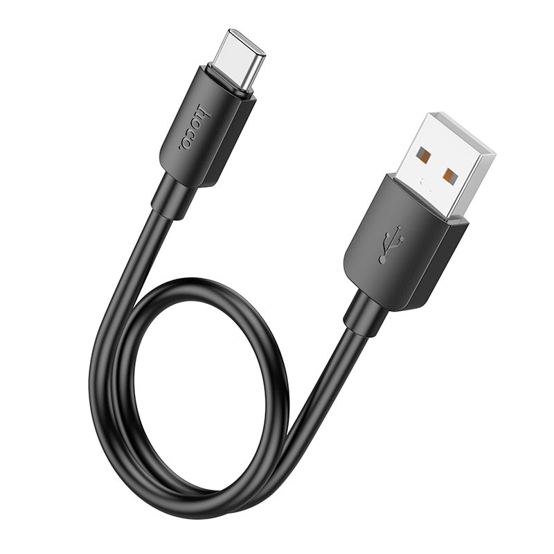 Кабель HOCO Type-C Hyper charging data cable X96 |0.25M, 27W/3A| white (6942007609418) Білий на малюнкі №5