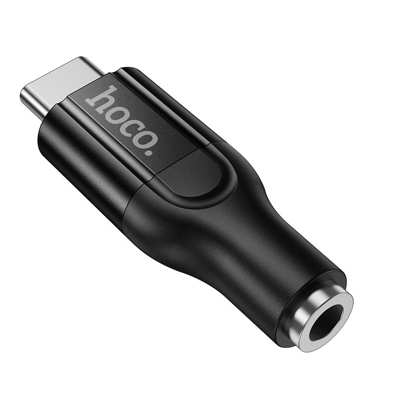 Переходник HOCO Mia digital audio converter Type-C to 3.5 UPA35 |DAC| black (6942007680318) Черный на картинке №10