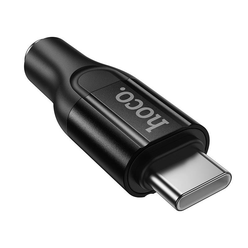 Переходник HOCO Mia digital audio converter Type-C to 3.5 UPA35 |DAC| black (6942007680318) Черный на картинке №7
