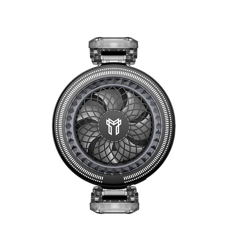 Кулер для телефону HOCO Glacier AI semiconductor cooler GA6 |7300RPM, 13.5W, USB-C, 100 Levels| black (6942007683920) Чорний на малюнкі №7