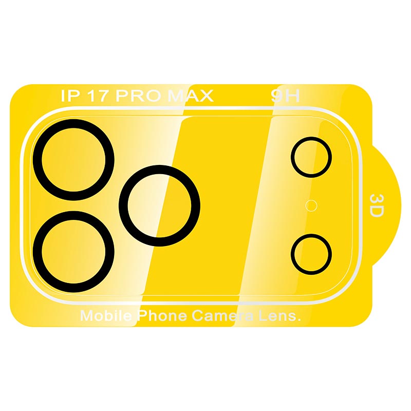 Захисне скло для камери iPhone 17 Pro Max HOCO 3D all inclusive night shooting circle lens glass set (25PCS) (G13) transparent (6942007666022) Прозорий на малюнкі №6