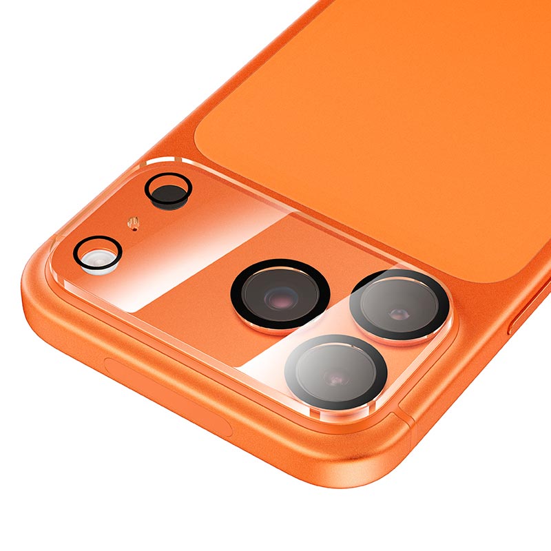 Захисне скло для камери iPhone 17 Pro Max HOCO 3D all inclusive night shooting circle lens glass set (25PCS) (G13) transparent (6942007666022) Прозорий на малюнкі №8