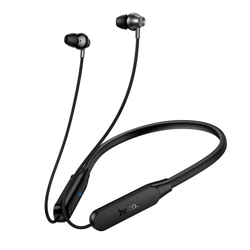 Наушники HOCO Naya neck-mounted BT earphones ES78 |BT6.0, LED Display, 120h| black (6942007680523) Черный на картинке №2